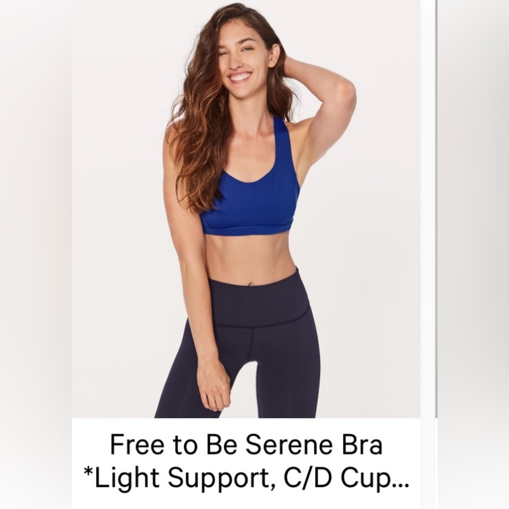 Lululemon longline energy bra in color psychic size 12